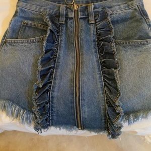 carnmar denim skirt